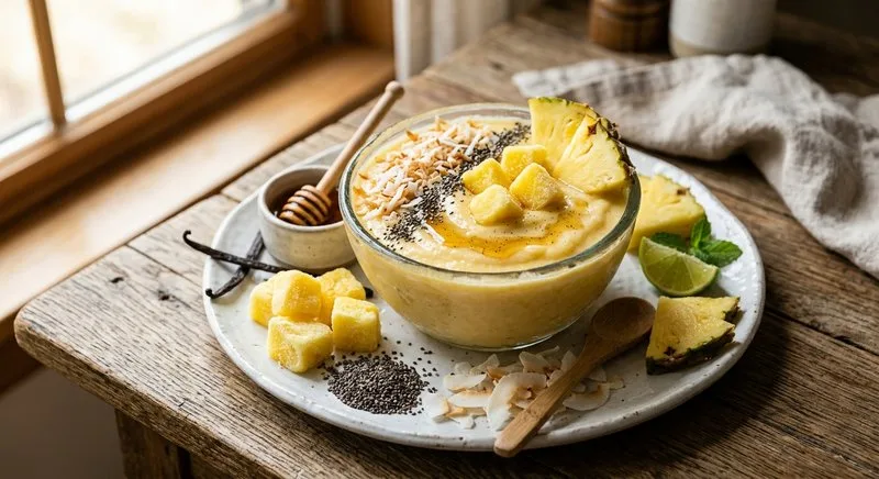 Gluten-Free Pineapple Coconut Smoothie