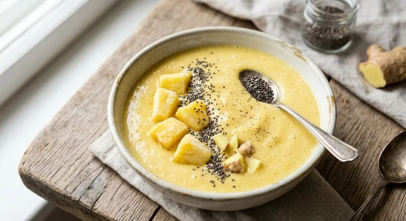 Gluten-Free Pineapple Ginger Smoothie