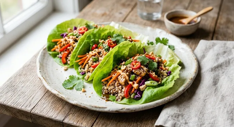 Gluten-Free Bao-Style Lettuce Wrap