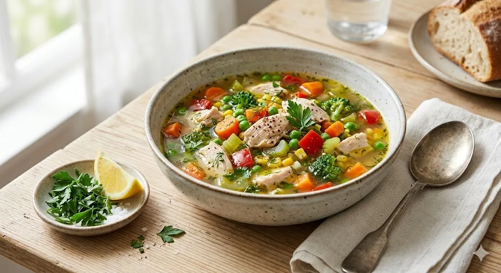 Gluten-Free Chicken and Vegetable Soup