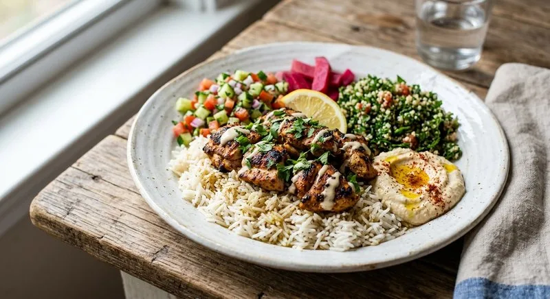 Gluten-Free Chicken Shawarma Rice Bowl