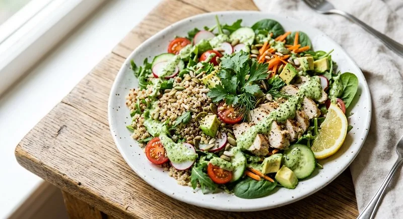 Gluten-Free Green Goddess Salad