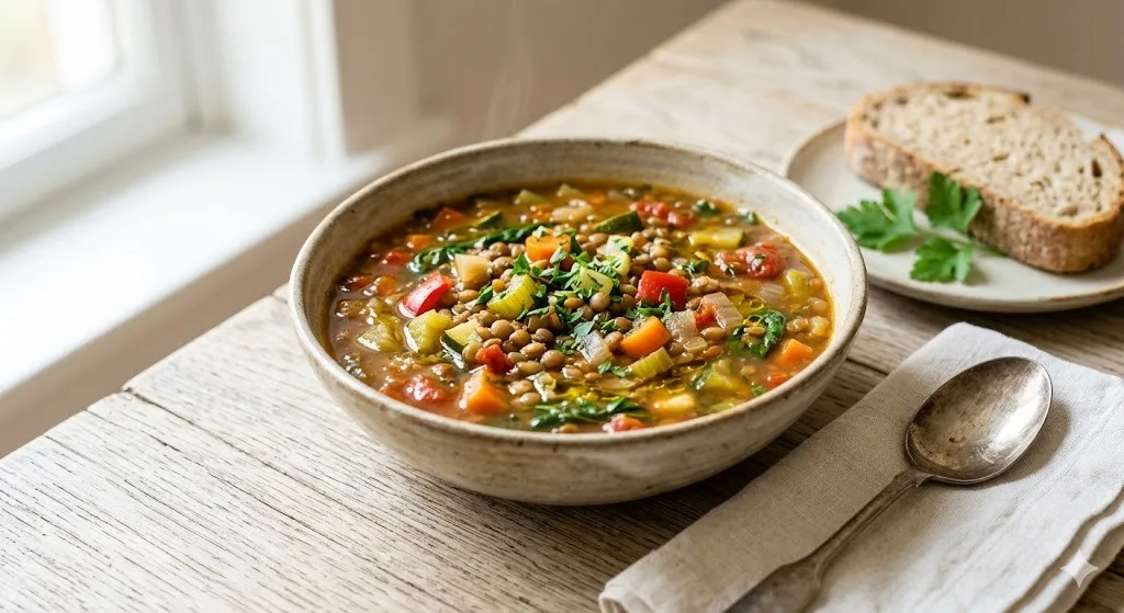 Gluten-Free Lentil and Vegetable Soup
