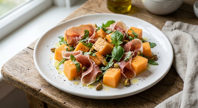 Gluten-Free Prosciutto and Melon Salad — lunch recipe, serves 4