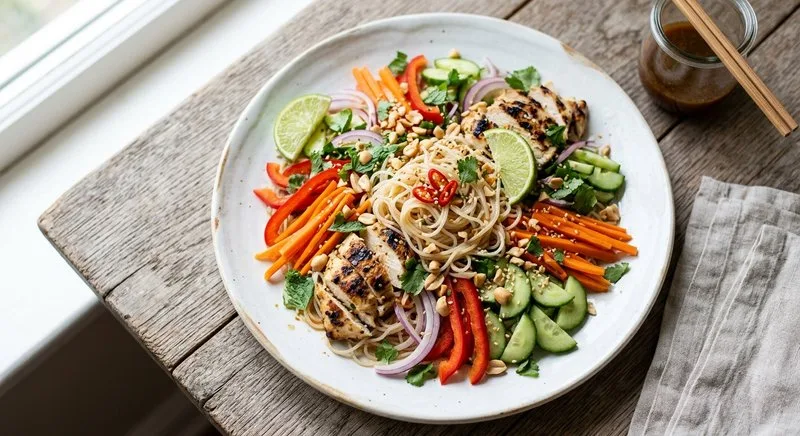 Gluten-Free Rice Noodle Salad