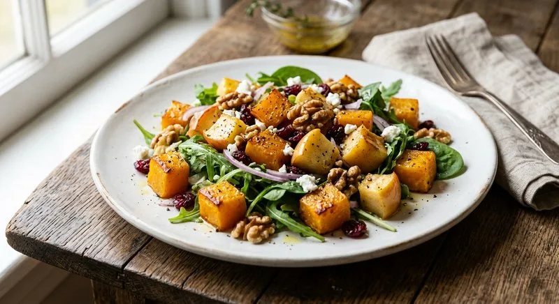 Gluten-Free Roasted Squash and Apple Salad