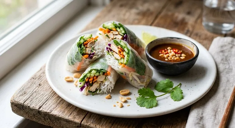 Gluten-Free Spring Rolls in Rice Paper