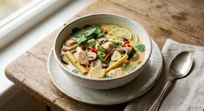 Gluten-Free Tom Kha Soup