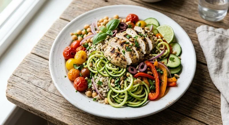 Gluten-Free Zucchini Noodle Bowl