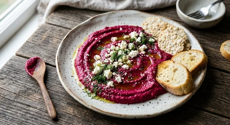 Gluten-Free Beet and Feta Dip