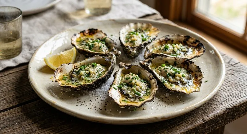 Gluten-Free Grilled Oysters