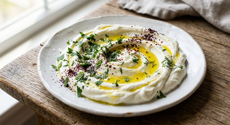 Gluten-Free Labneh with Olive Oil — party and appetizers recipe, serves 8