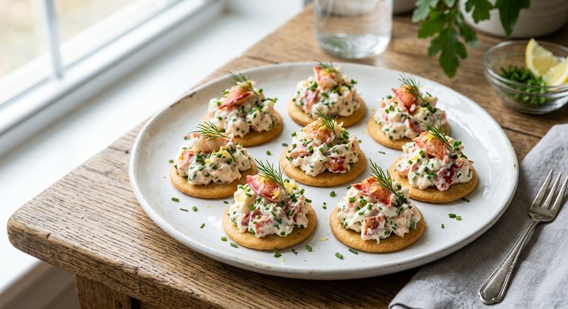 Gluten-Free Lobster Canapes — party and appetizers recipe, serves 8