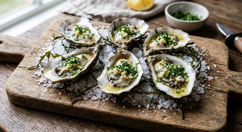 Gluten-Free Oysters on the Half Shell — party and appetizers recipe, serves 8