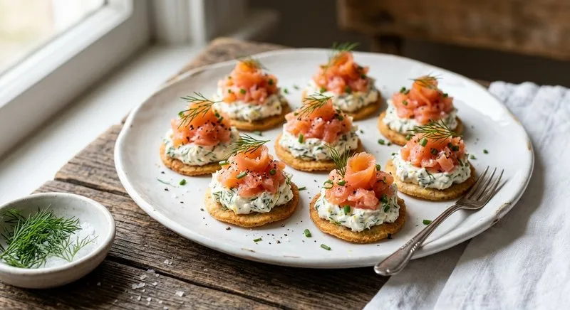 Gluten-Free Smoked Salmon Bites