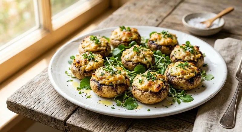 Gluten-Free Stuffed Mushrooms