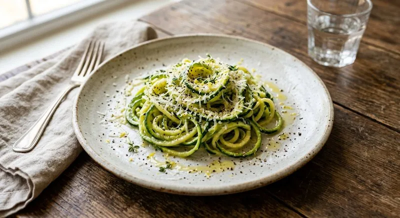 Gluten-Free Cacio e Pepe Zucchini