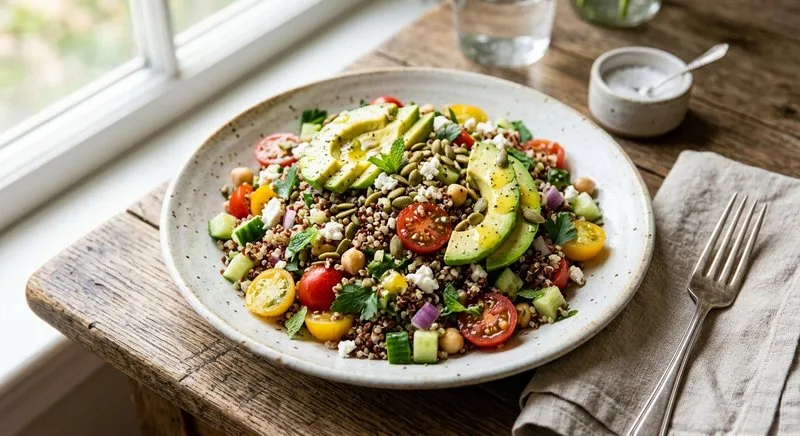 Gluten-Free Hearty Quinoa Salad Bowl