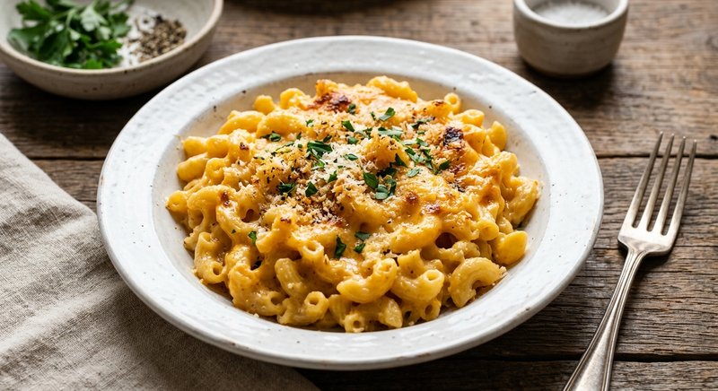 Gluten-Free Mac and Cheese with Pasta — salads and sides recipe, serves 4