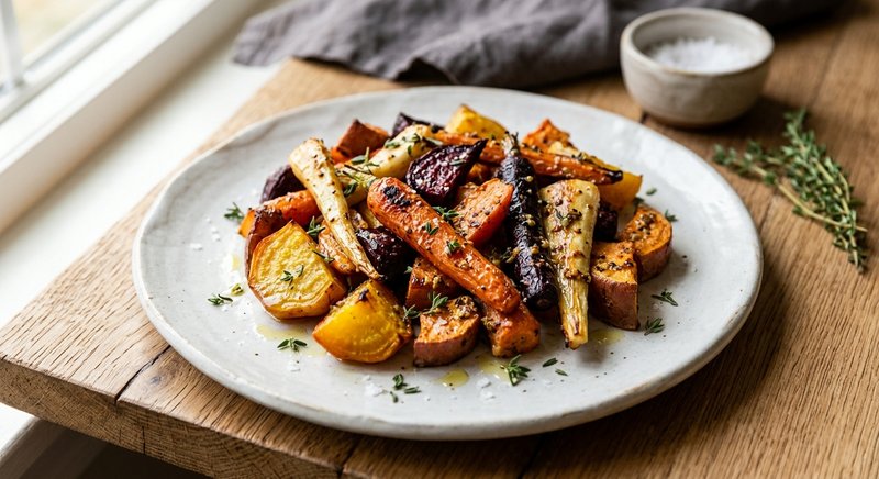 Gluten-Free Roasted Root Vegetables — salads and sides recipe, serves 4