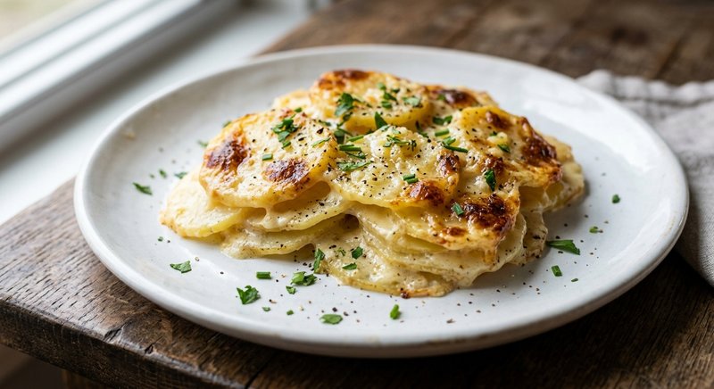 Gluten-Free Scalloped Potatoes — salads and sides recipe, serves 4