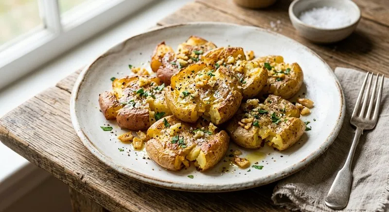 Gluten-Free Smashed Potatoes