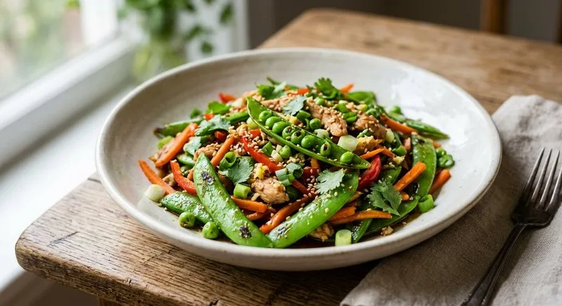 Gluten-Free Snap Pea Stir Fry