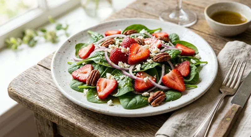 Gluten-Free Strawberry Spinach Salad