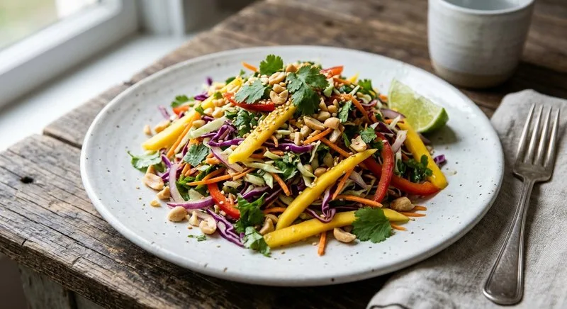 Gluten-Free Thai Mango Slaw