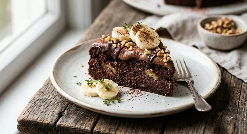 Gluten-Free Chocolate Banana Rice Cake