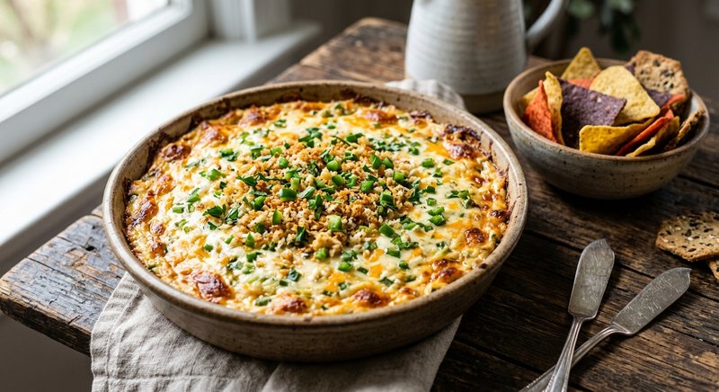 Gluten-Free Jalapeño Popper Dip — snacks recipe, serves 4