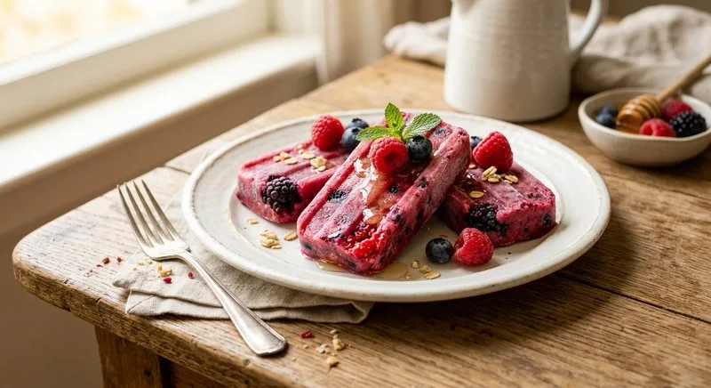 Gluten-Free Mixed Berry Frozen Bars
