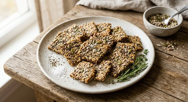 Gluten-Free Seed Crackers