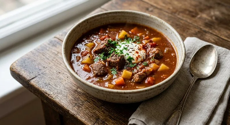 Gluten-Free Austrian Gulaschsuppe