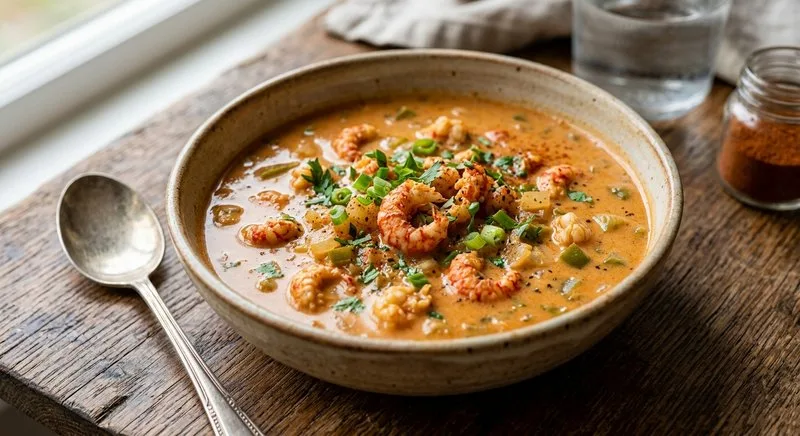 Gluten-Free Cajun Crawfish Bisque