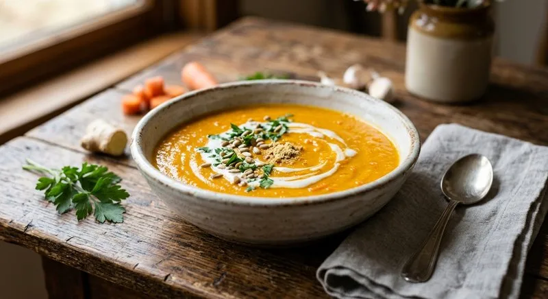 Gluten-Free Carrot Ginger Soup
