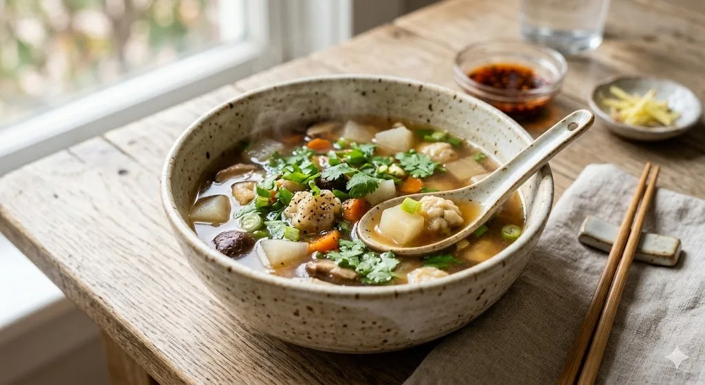 Gluten-Free Dim Sum Turnip Soup
