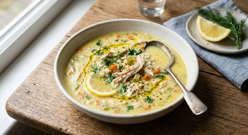Gluten-Free Greek Avgolemono