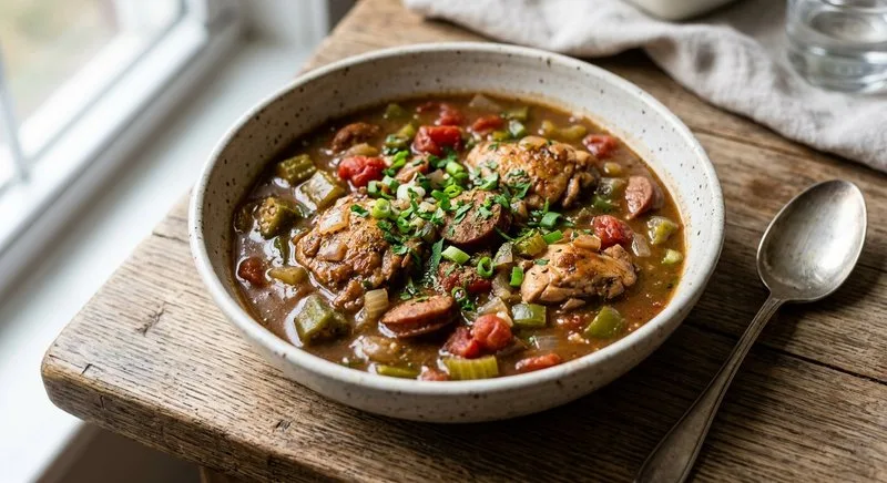 Gluten-Free Gumbo with Roux