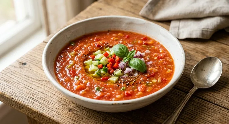 Gluten-Free Heirloom Tomato Gazpacho