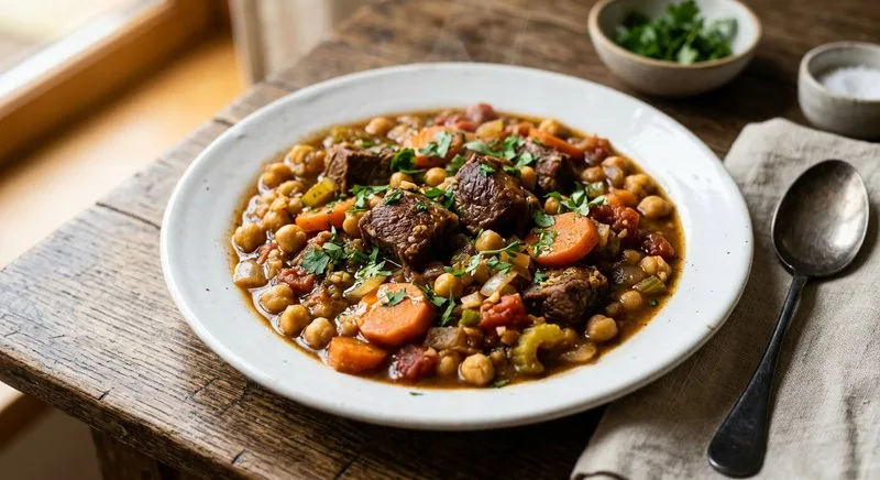 Gluten-Free Lamb and Chickpea Stew