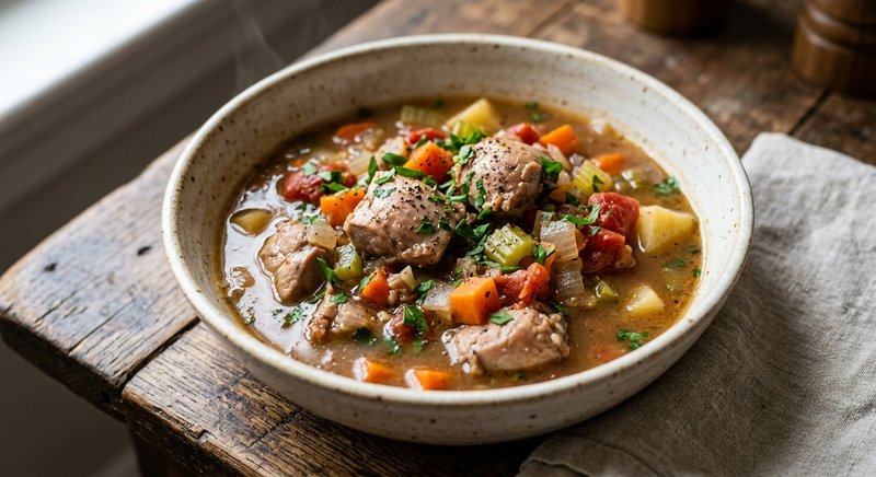 Gluten-Free Rabbit Stew — soups and stews recipe, serves 4