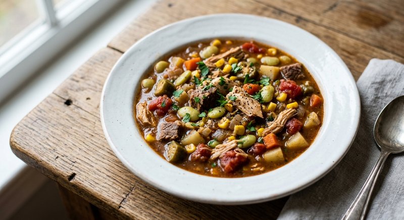 Gluten-Free Southern Burgoo — soups and stews recipe, serves 4