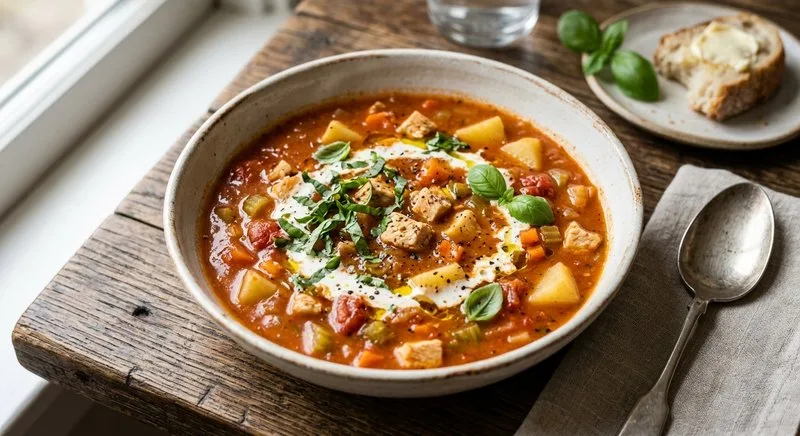 Gluten-Free Tomato Basil Bisque