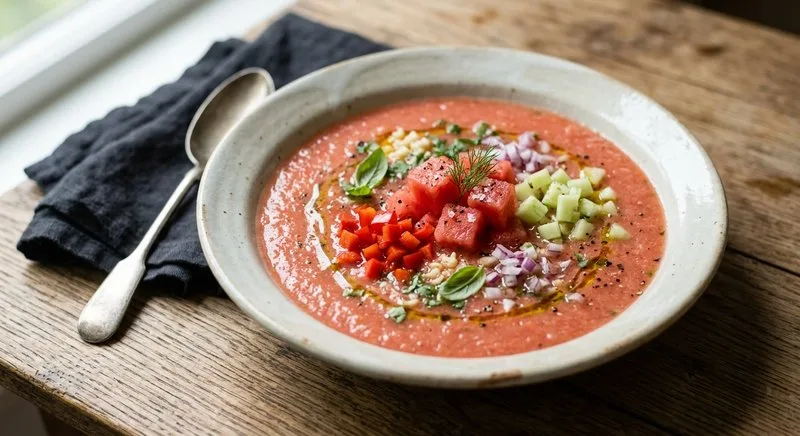 Gluten-Free Watermelon Gazpacho